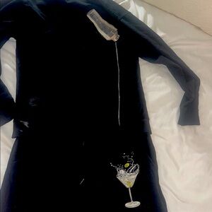 Martini Embroidery jumpsuit!!🍸🍸🍸